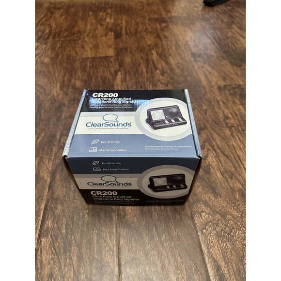 ClearSounds ClearRing Amplified Telephone Ring Signaler CR200 Brand New in Box - Picture 3 of 6